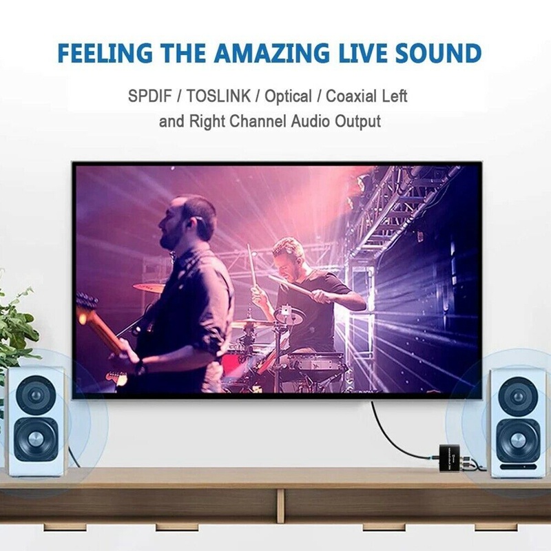 Bộ Chuyển Đổi Âm Thanh Hdmi-Compatible Arc Sang Analog Dac Spdif