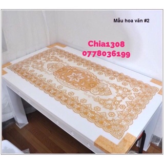 KHĂN TRẢI HOA VÂN NỔI CAO CẤP( sỉ ib)