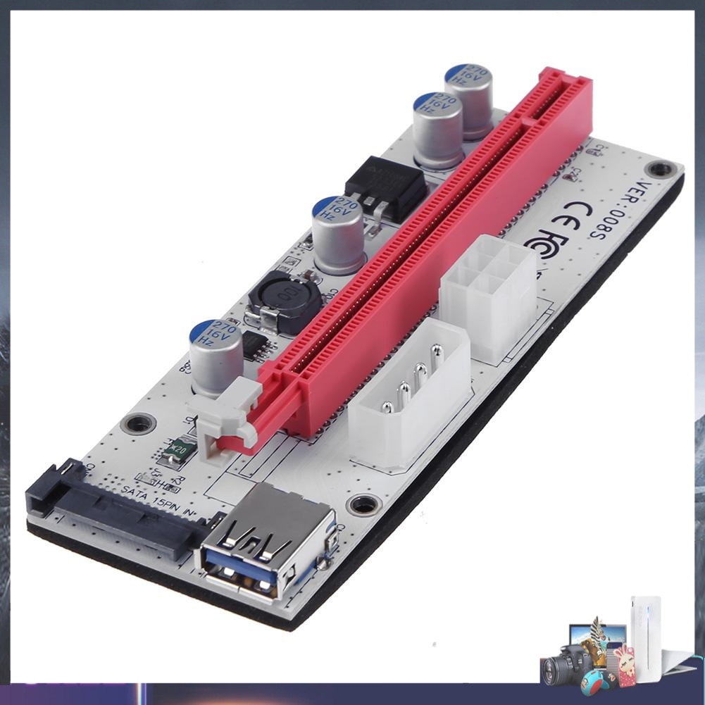 Bộ 3 cổng nguồn PCI-E 1x sang 16 thẻ đồ họa cho ETH BTC Mining | BigBuy360 - bigbuy360.vn