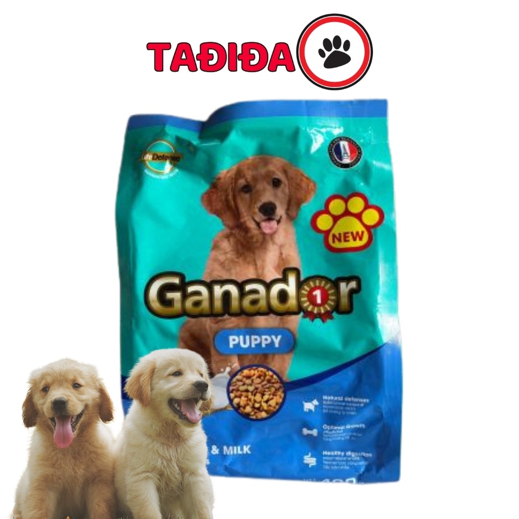 Thức ăn cho Chó Con Ganador Puppy Dạng hạt khô Vị Trứng, Sữa và DHA cao cấp - Túi 400g – Tadida Pet