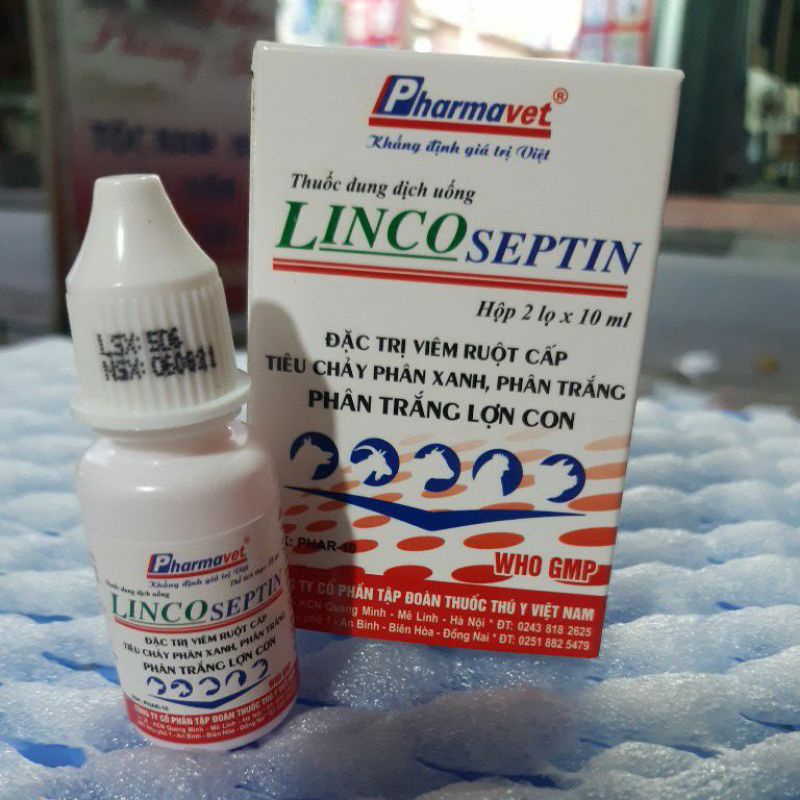 Dung dịch uống Lincoseptin 10ml ( 2 lọ / hộp)