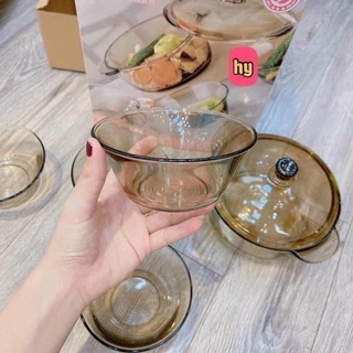 Bộ 5  món bát  thuỷ tinh