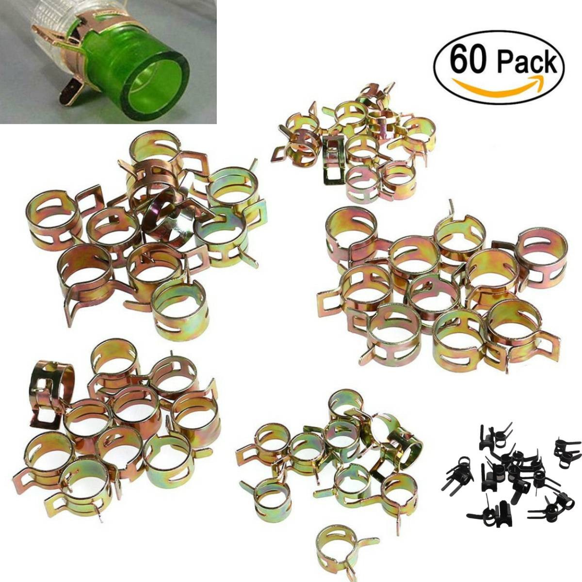 Set 60 Kẹp Ống Dầu Nóng 6 Kích Cỡ