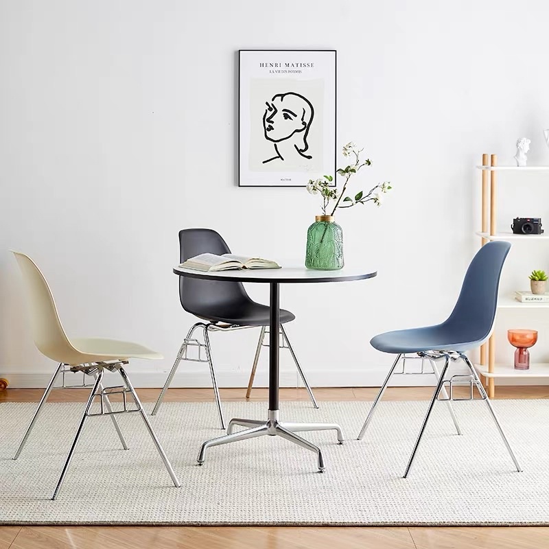 Ghế tựa lưng Eames Chair cao cấp - Bắc Âu