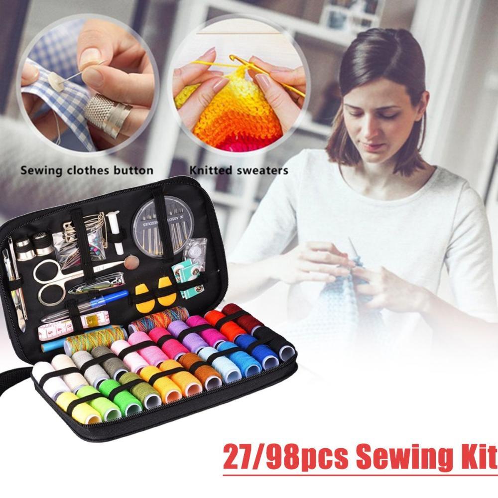 Hộp dụng cụ may vá DIY SJJL tiện dụng mang theo khi du lịch