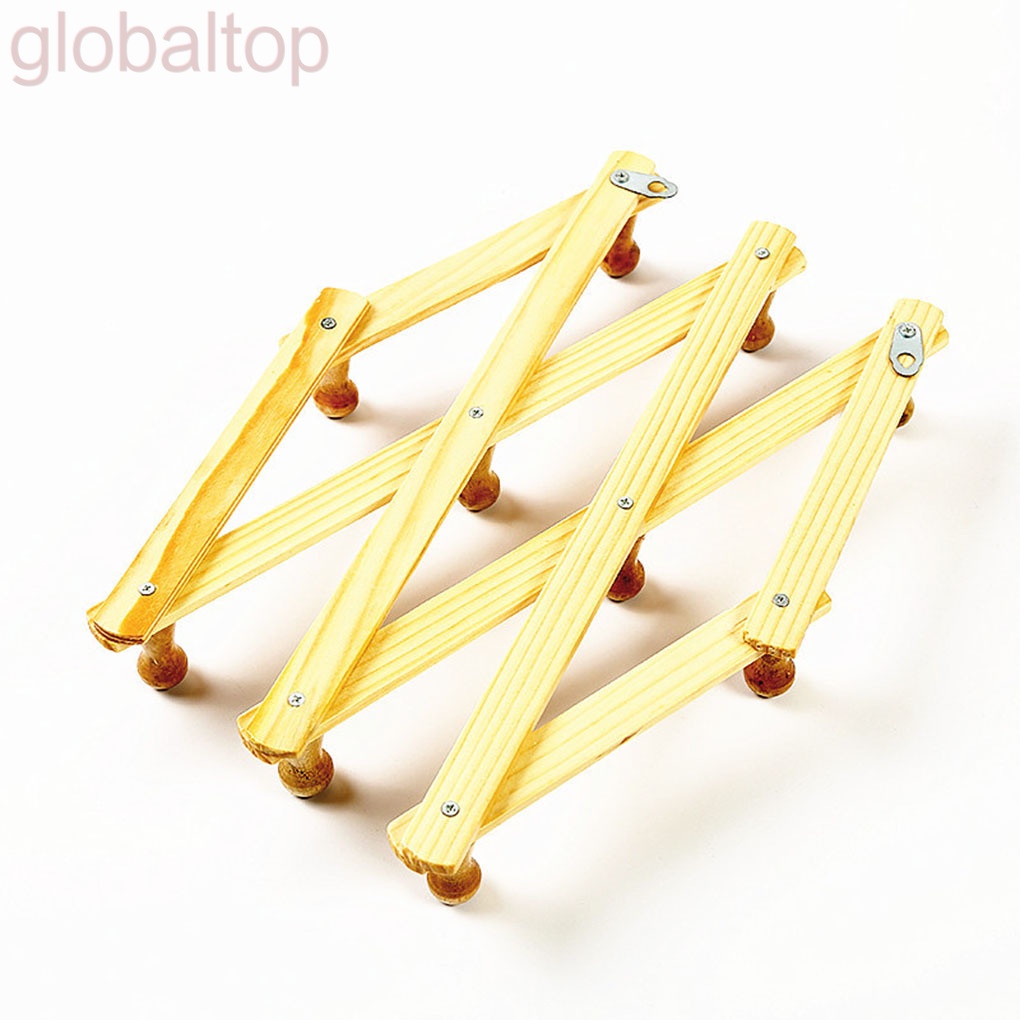 Móc Treo Đồ Gắn Tường Bằng Gỗ Có Thể Thu Gọn Tiện Dụng