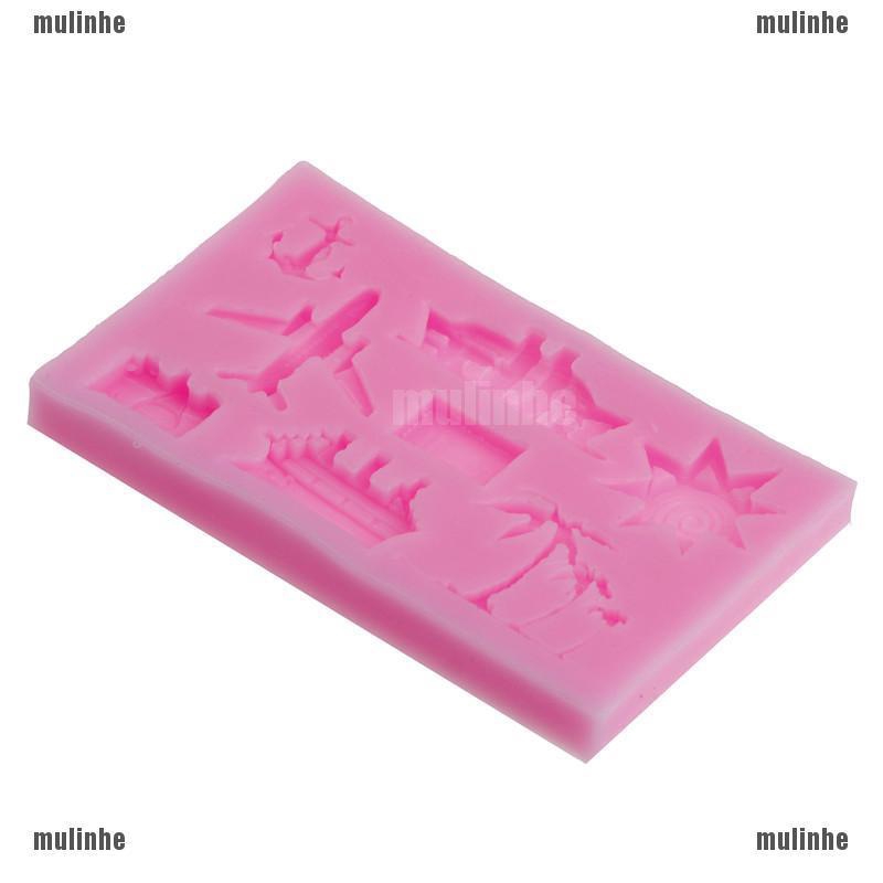 Mul❤ Khuôn Làm Bánh Chất Liệu silicone Hình Cây Cọ Độc Đáo