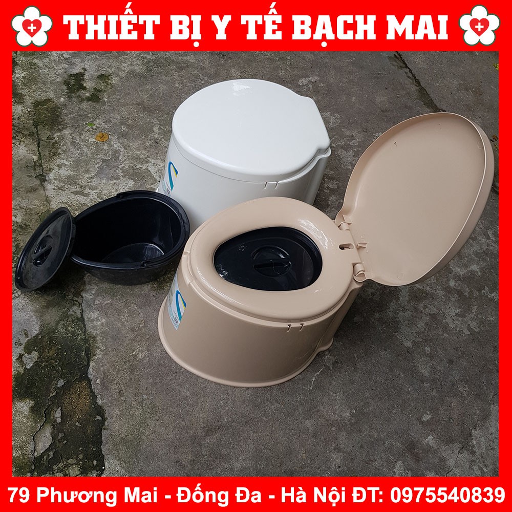 Bô Vệ Sinh Cho Người Già, Toilet Di Động Nhựa Cao Cấp