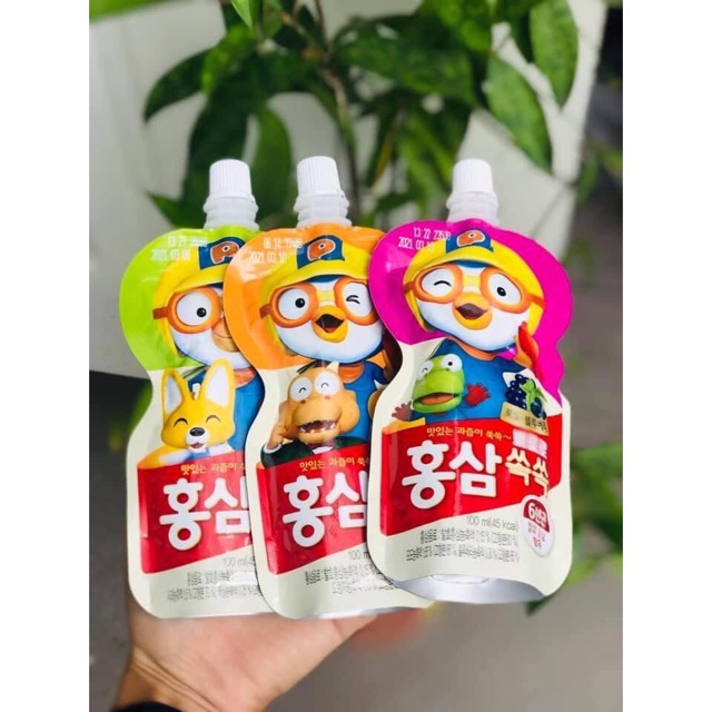 Nước uống hồng sâm Hàn quốc PORORO