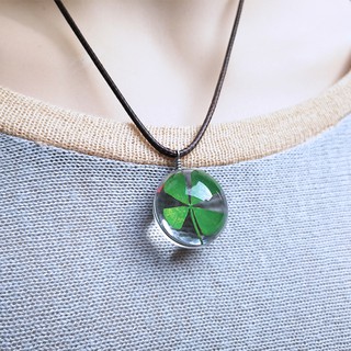 Vòng Cổ Pha Lê Cỏ 4 Lá  May Mắn