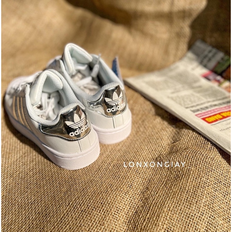 Giày thể thao Super Star Bạc bản đẹp