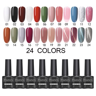 Bộ làm móng sơn gel 24 chai/ 28 chai bao gồm 4 chai Mắt Mèo Sơn gel 20 chai Màu phổ biến Gel Sơn Móng Tay