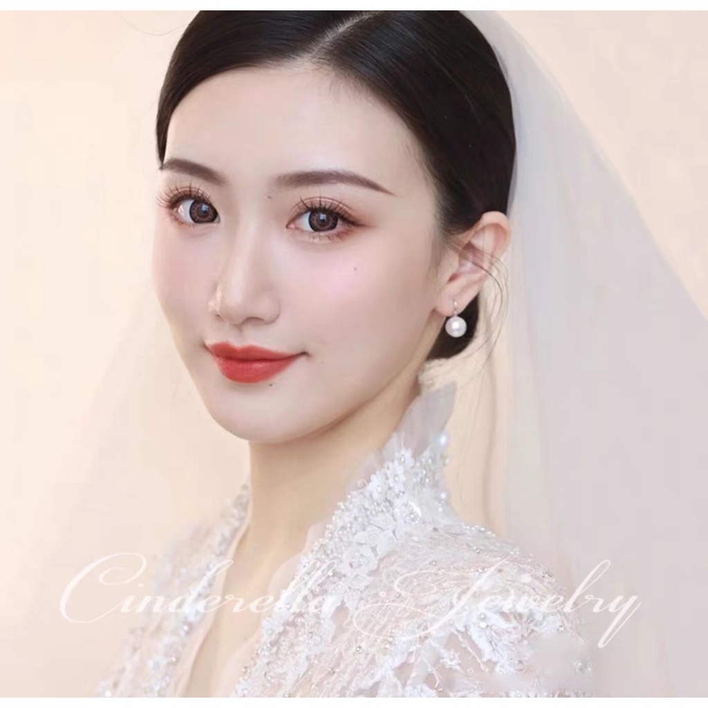 Khuyên Tai Giả Ngọc Trai Dạng Móc