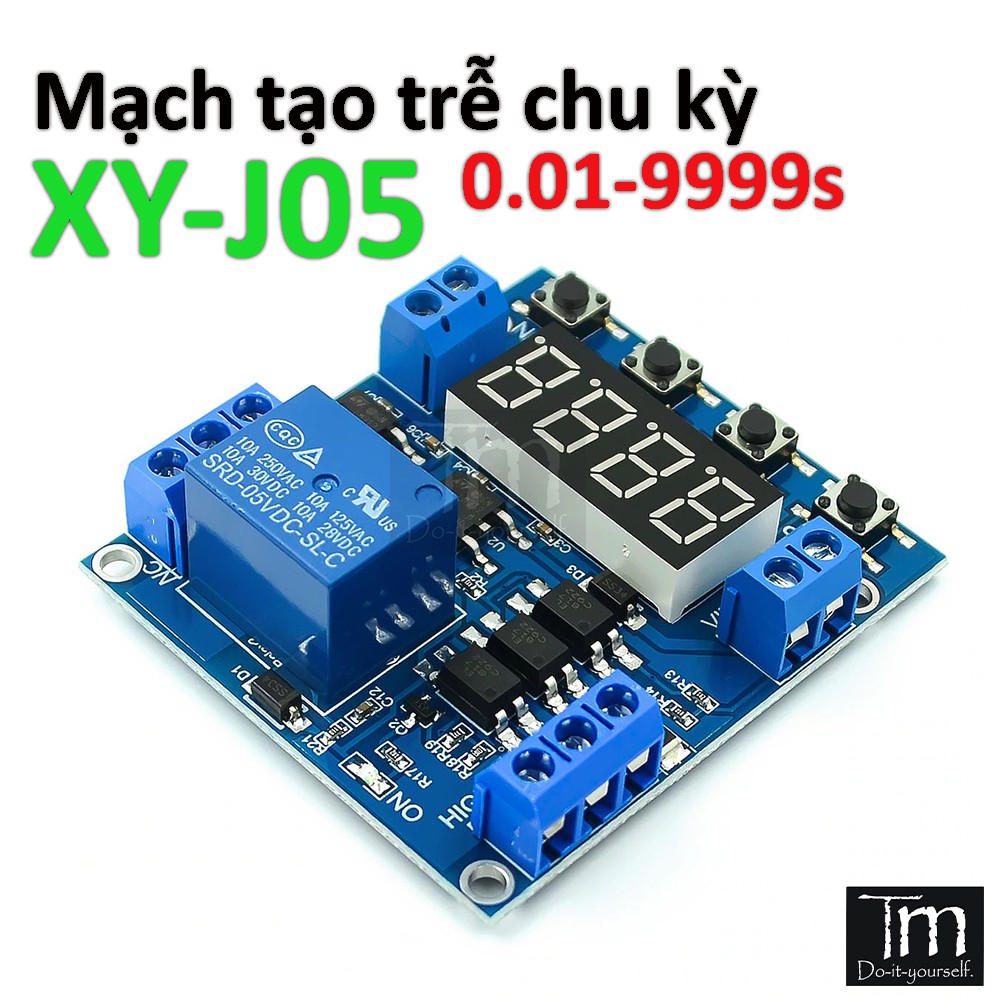 Mạch Tạo Trễ Đa Chức Năng 0.01-9999S (XY-J05)