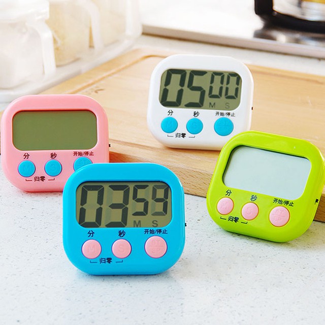 [HÀNG CÓ SẴN] Đồng hồ điện tử đếm ngược thời gian tiện lợi dành cho nhắc việc bé, hẹn giờ nấu ăn
