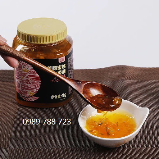 Sốt Đào Nhài Boduo (hộp 1kg) - Sauce Đào Nhài Boduo - Sốt Cam nhài pha trà hoa quả cực ngon