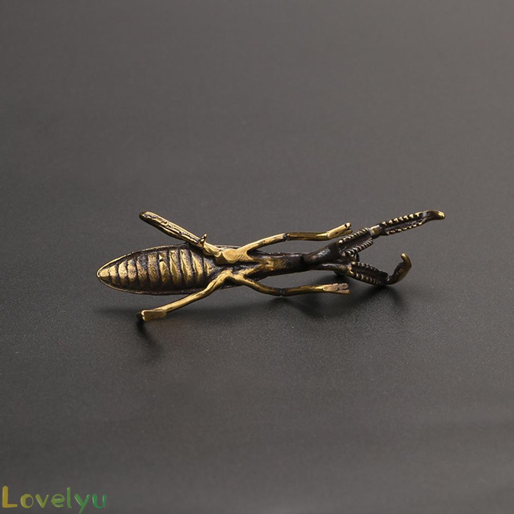 Mô hình chú bọ ngựa thiết kế mini bằng đồng thau trang trí nhà cửa văn phòng sang trọng