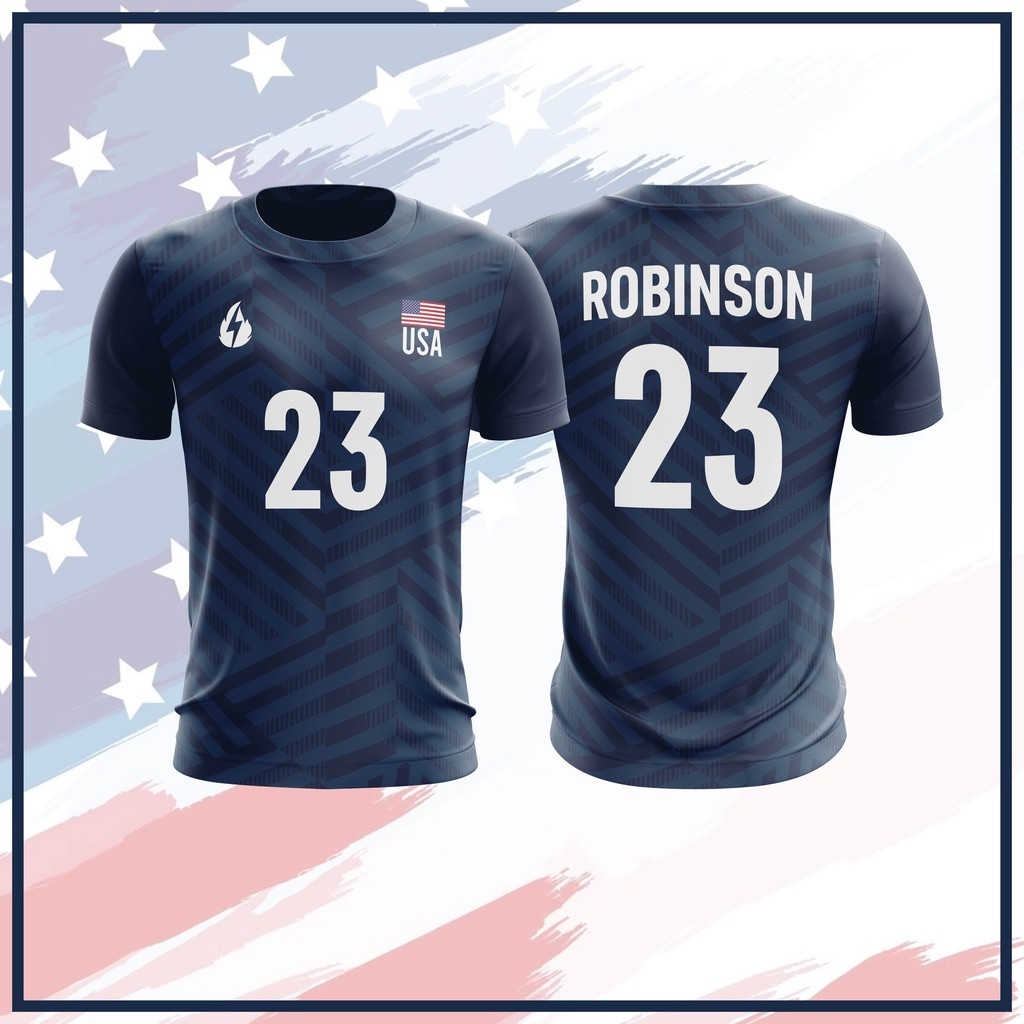 Áo Thun Bóng Chuyền Đội Tuyển Usa