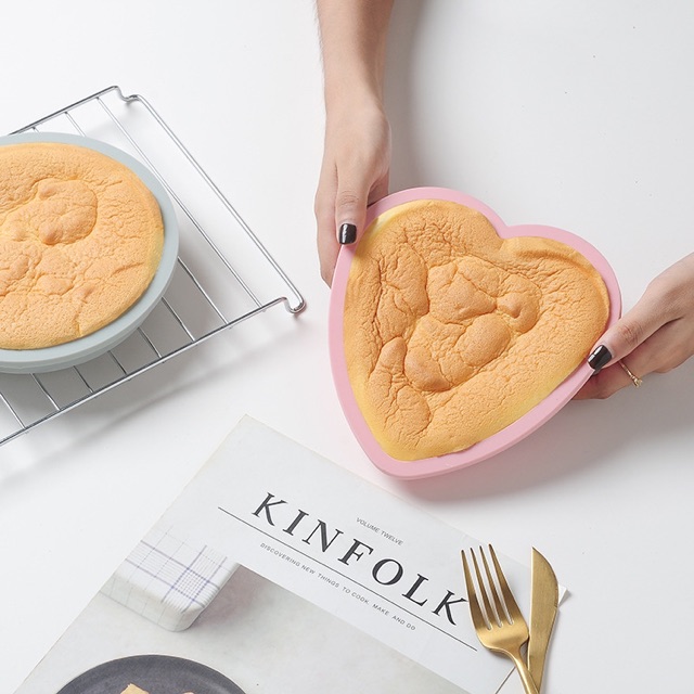 Khuôn silicon làm bánh Chiffon,bông lan Đài Loan