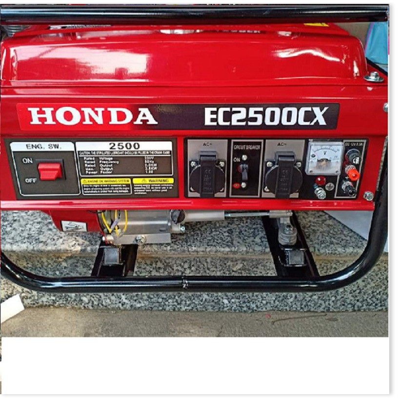 MMáy phát điện Honda E2500 công suất 2.5kw giá rẻ(chạy xăng, điện đề) -Bảo hành : 12Tháng Và Bảo trì vĩnh viễn