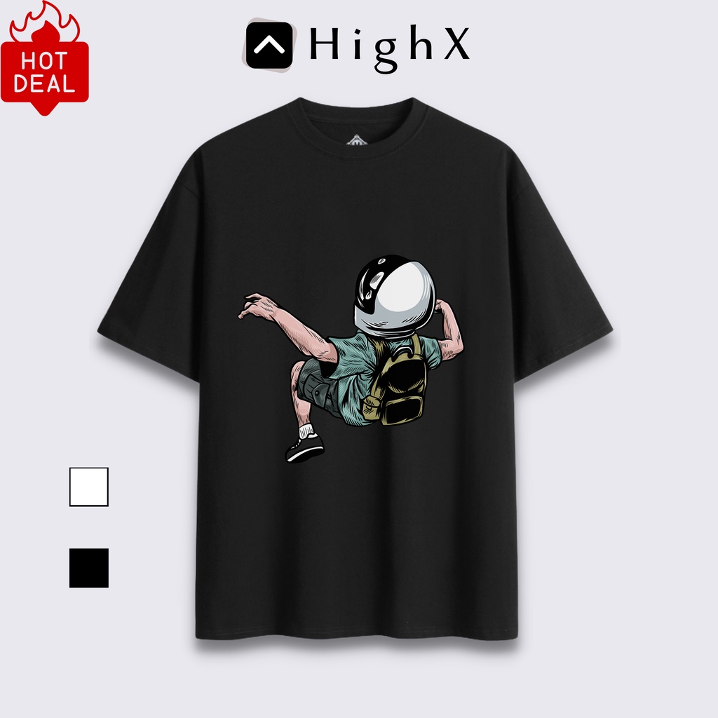 Áo thun tay ngắn nam nữ BLACK&WHITE chất liệu Cotton   hình BEST DAY