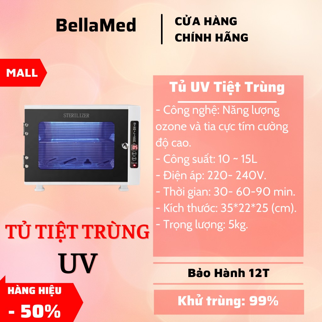 Tủ hấp dụng cụ tiệt trùng bằng tia UV Sterilixer hàng loại 1