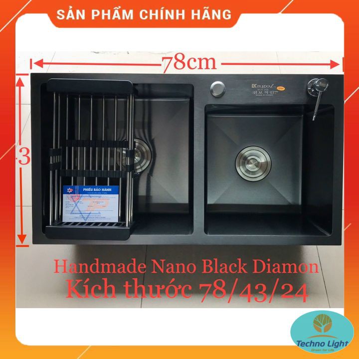 [FREE SHIP] Chậu rửa bát chậu rửa chén nano KAGOL ⚡cao cấp, chống ồn kháng khuẩn HÀNG ⚡ CHÍNH HÃNG- BH 5 năm | BigBuy360 - bigbuy360.vn