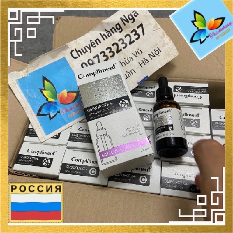 Serum BHA Salicylic Acid 2% Compliment giảm dầu mụn 27ml