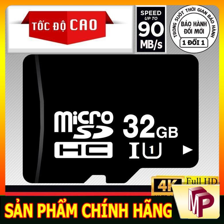 Thẻ nhớ Micro SD 32G class 10 tốc độ 100Mb/s - Minh Phong Store