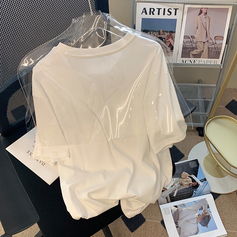 NRVP Áo Thun Tay Ngắn Cổ Tròn Thời Trang Mùa Hè Phong Cách Hàn Quốc 2022 Cho Nam Và Nữ