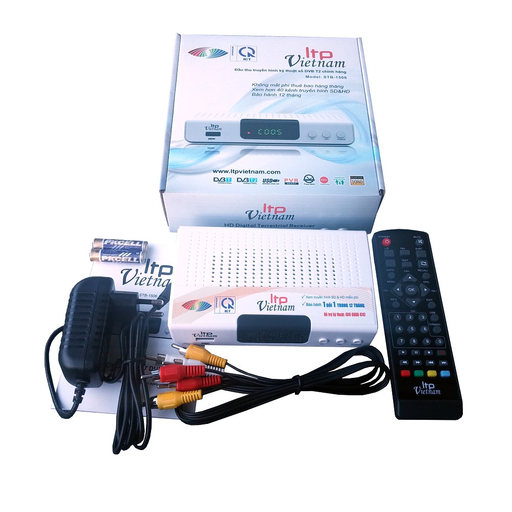 Đầu thu DVB T2 LTP - Đầu kỹ thuật số 1506 LTP Việt Nam