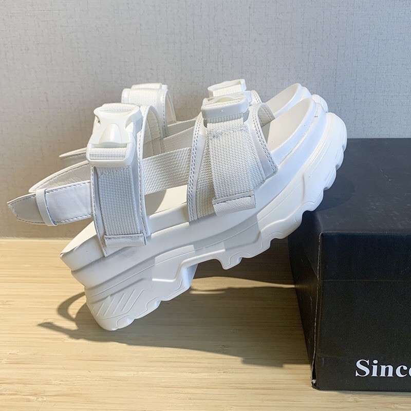 Sandals độn đế⚡FREESHIP⚡ hack chiều cao 7cm -Mã KQ02(Full box Logo Tiệm Giày Boot)