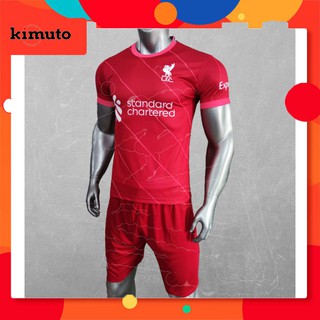 Áo bóng đá Liverpool đỏ️⚽đồ đá banh CLB Liverpool Đỏ️⚽ Vải thun lạnh cao cấp 2021-2022