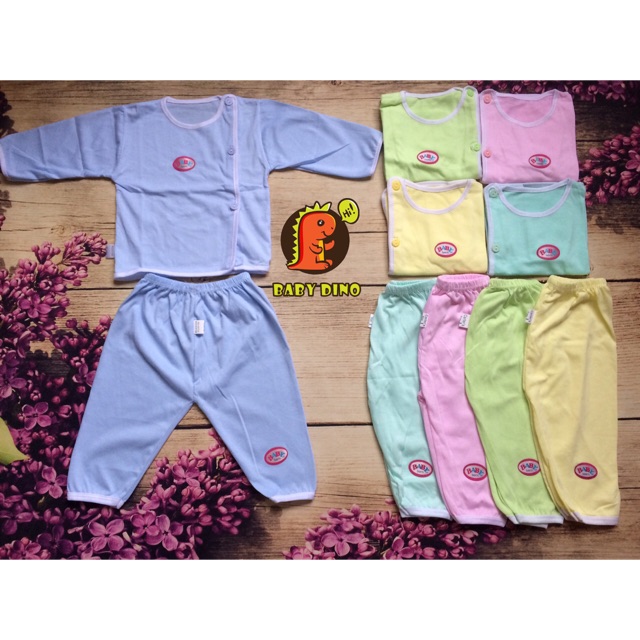 Bộ quần áo Baby born cúc lệch hàng Cater đẹp