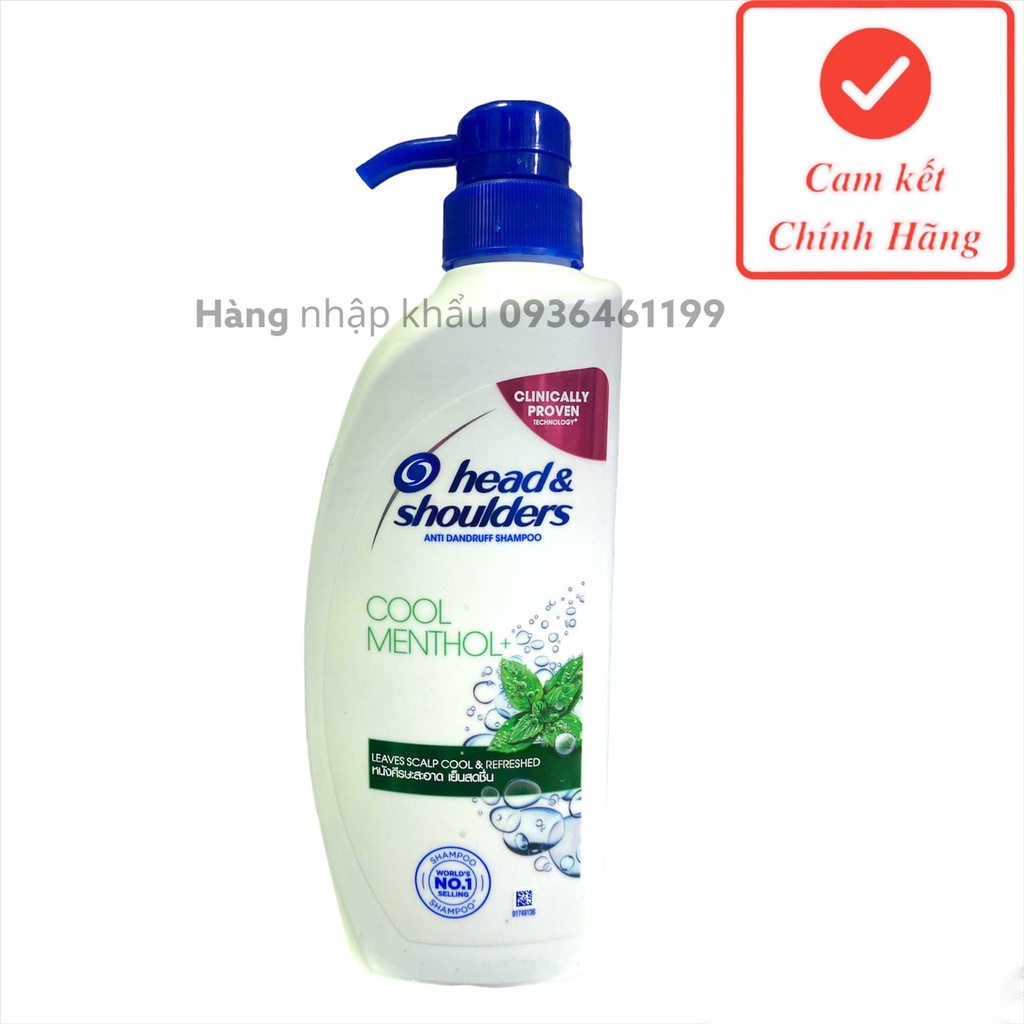 Dầu gội Đầu Siêu mượt head and shoulder  400ml Thái Lan