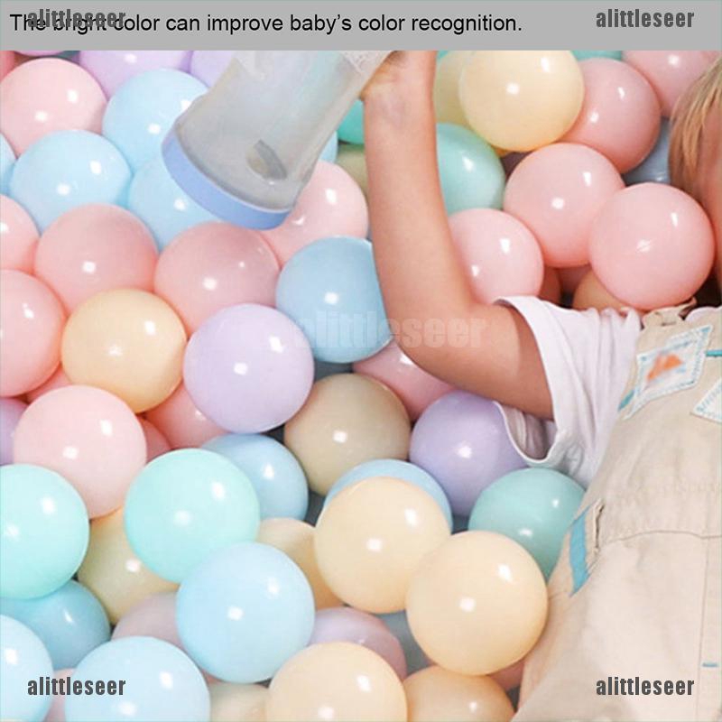 Set 100 / 200 Quả Bóng Nhựa Mềm Nhiều Màu Cho Bé