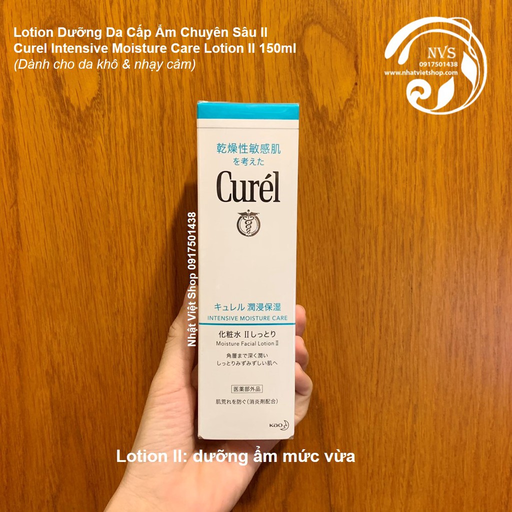 Lotion Dưỡng Da Cấp Ẩm Chuyên Sâu - Curel Intensive Moisture Care Moisture Lotion 150ml