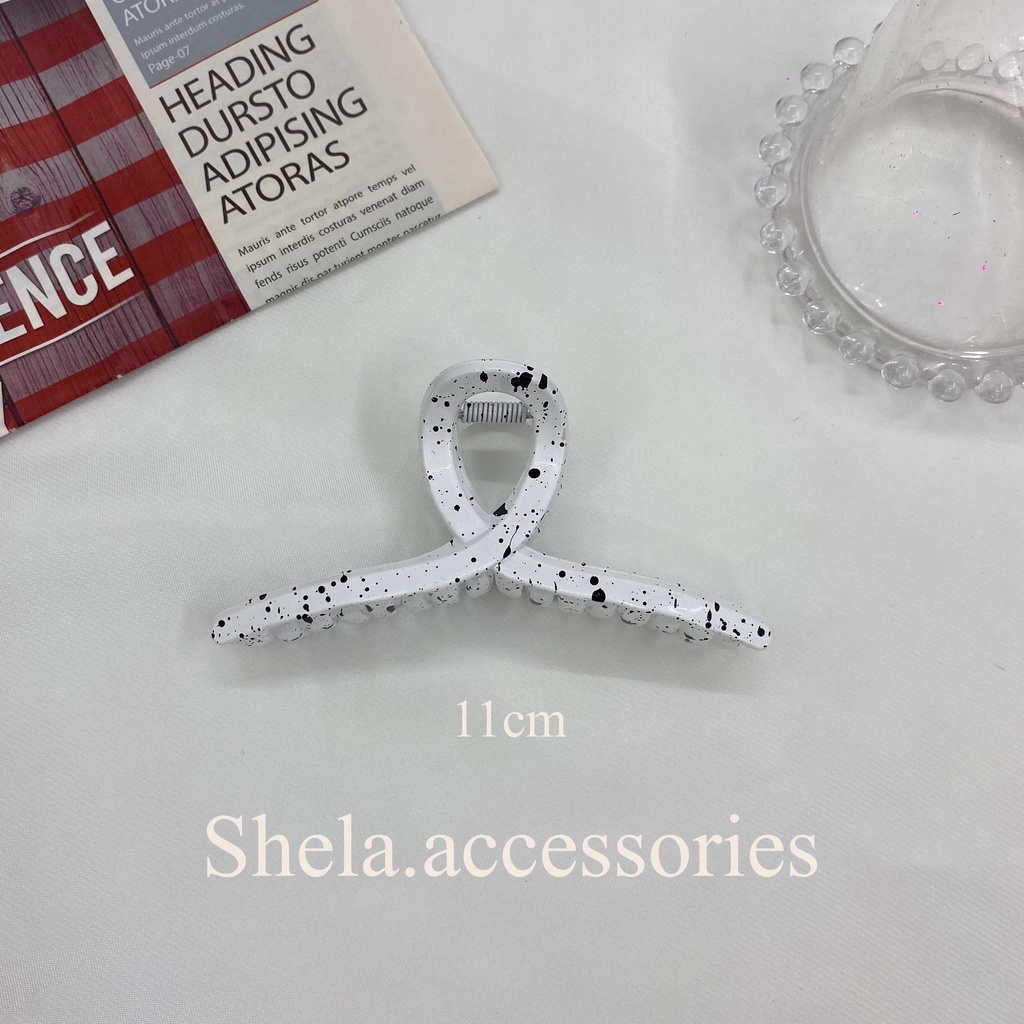Kẹp tóc càng cua nhiều màu trendy phong cách Hàn Quốc dành cho nữ Shela.accessories