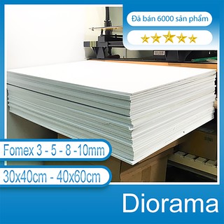 Bìa mô hình loại cứng ( fomex ) 40x60cm 3 - 5mm làm đồ handmade - 2 tấm