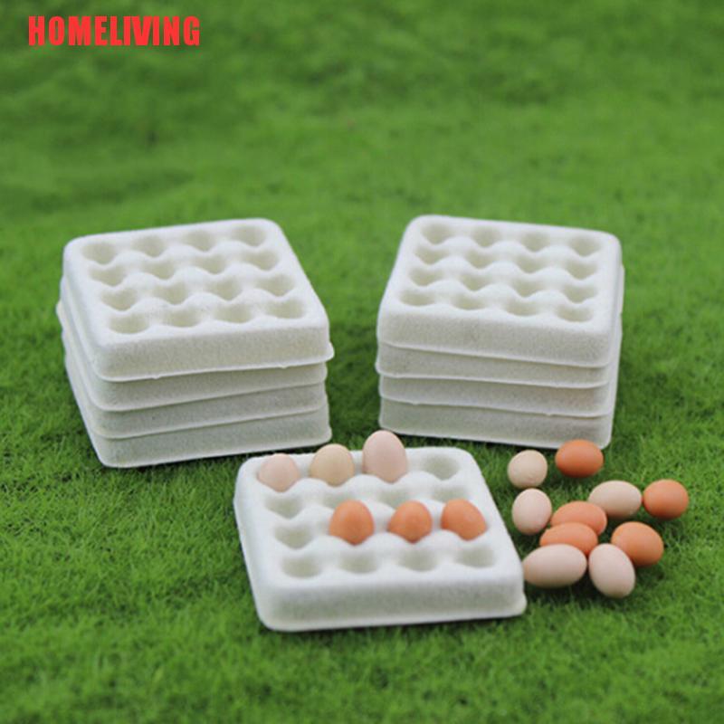 Mô Hình Khay Đựng Trứng Đồ Chơi Cho Nhà Búp Bê
