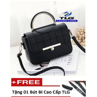 Túi nữ thời trang phong cách hàn quốc đồ da thành long tlg 166tu tặng 01 bút bi cao cấp tlg