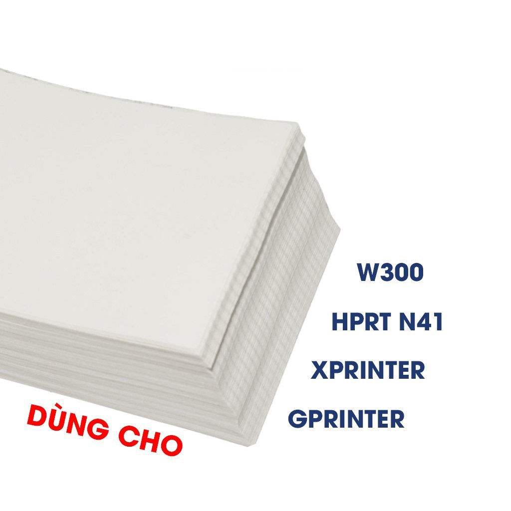 Tệp 350 tờ giấy in nhiệt, kích thước 100x150mm khổ A6, dung để in nhiệt cho đơn hàng TMĐT - HUY TUONG