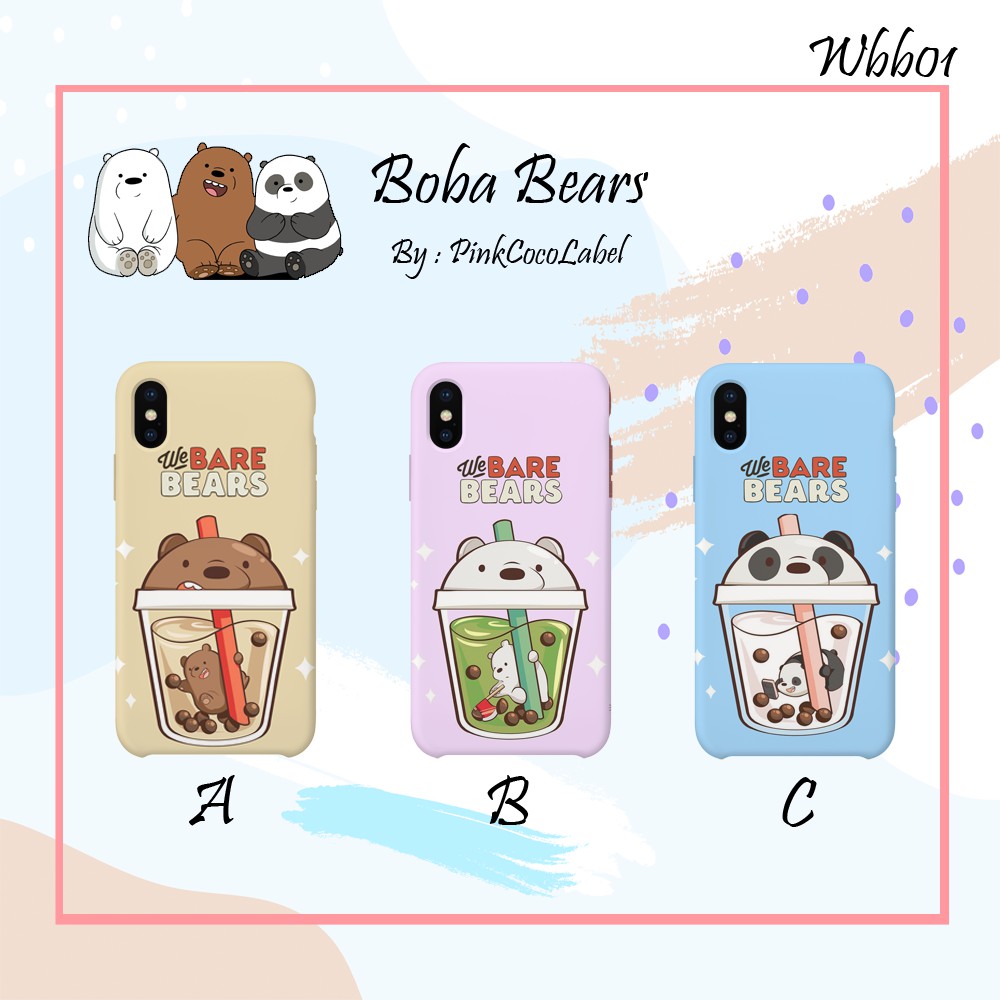 Hộp Đựng Tai Nghe Boba We Bare Bears - 1 Day So - Hampir Hp Cx-2262