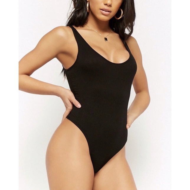 BEUCLOSET - Bodysuit thun gân nút bấm F21 | BigBuy360 - bigbuy360.vn
