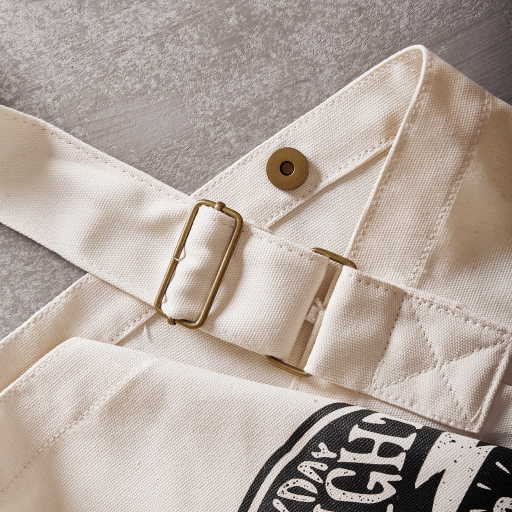 Túi Tote Gori Bag Unisex Nam / Nữ Gori Đầu Lâu | Chất Liệu Cao Cấp Màu Trắng