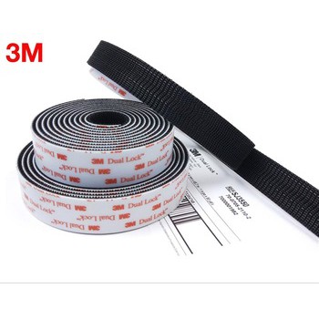 Băng keo khóa kép 3M dual lock tiện dụng siêu bám dính khổ 1in x 1mét