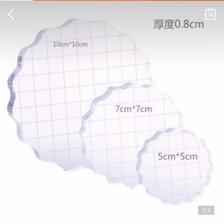 Cán nhựa con dấu clear stamp trong suốt KH005