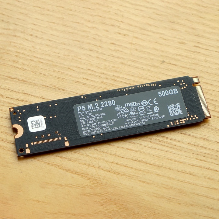 Ổ cứng SSD M.2 PCIe NVMe Crucial P5 500GB 1000GB - bảo hành 5 năm - SD121 SD126