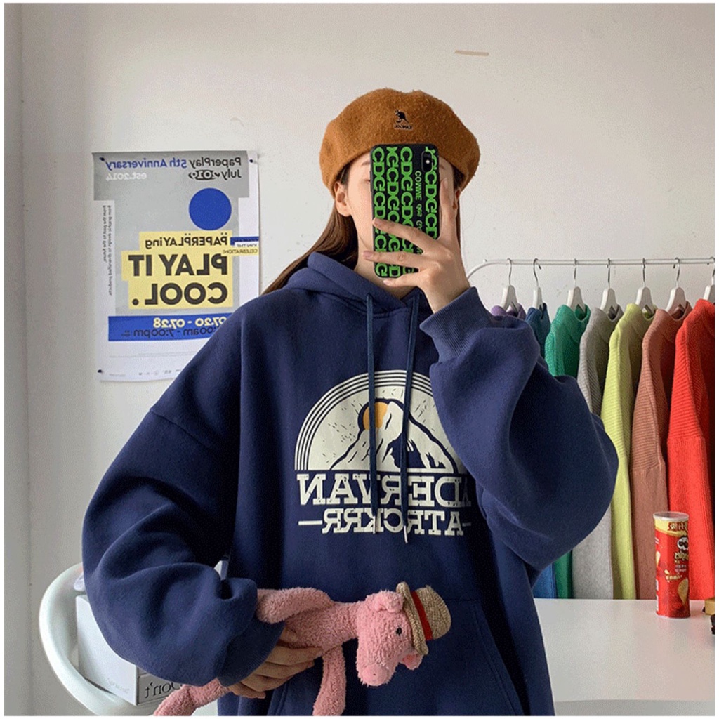 Áo hoodie nam nữ ADVAN SuzaSport ,Áo sweater nỉ nam nữ from rộng Unisex chất nỉ ngoại 2 lớp dày dặn HDADVAN