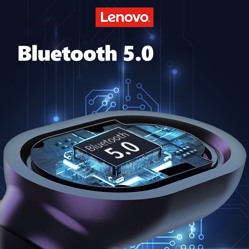 LENOVO Tai Nghe Bluetooth 5.0 PD1X Không Dây Nhét Tai Chống Ồn Có mic Giảm Tiếng Ồn TWS